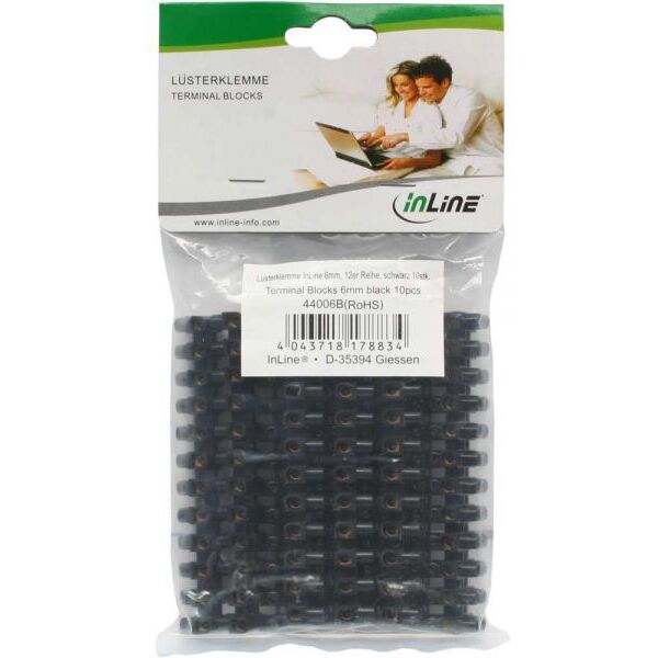 InLine Pozostałe Czarny 10 sztuk  (44006B)