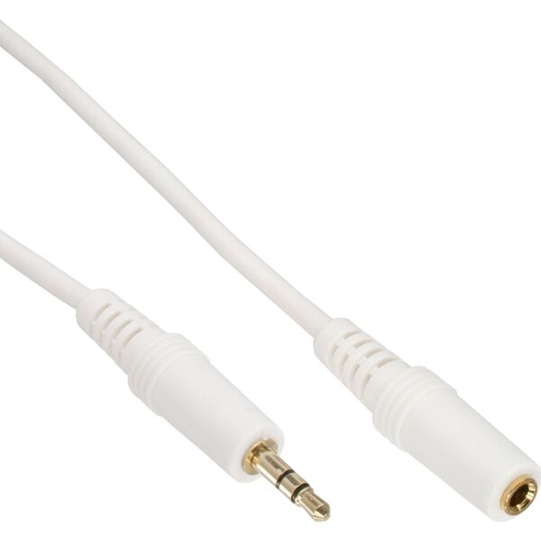 Kabel InLine Jack 3.5mm - Jack 3.5mm 1m biały (99934W)