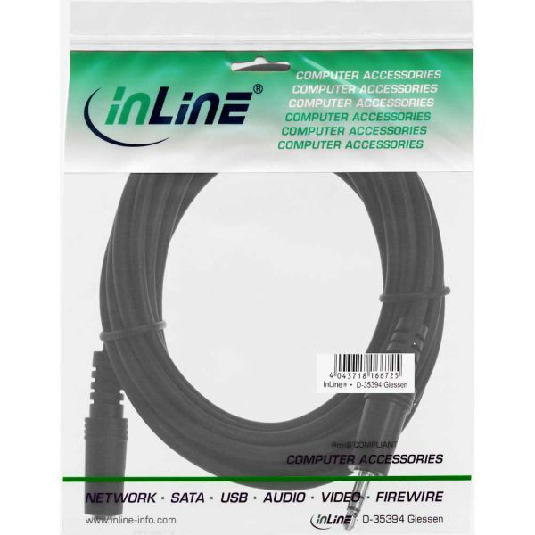 Kabel InLine Jack 3.5mm - Jack 3.5mm 2m czarny (99931)