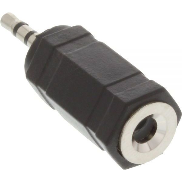 Adapter AV InLine Jack 2.5mm - Jack 3.5mm czarny (99308B)