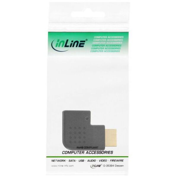 Adapter AV InLine HDMI - HDMI czarny (17600S)