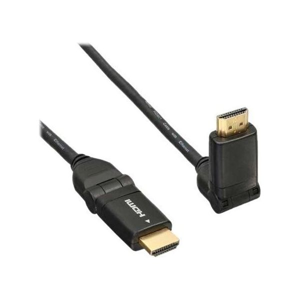 Kabel InLine HDMI - HDMI 1m czarny (17001W)