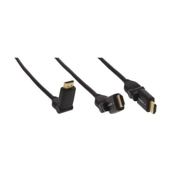 Kabel InLine HDMI - HDMI 2m czarny (17002W)
