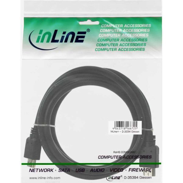 Kabel InLine HDMI - HDMI 3m czarny (17603E)