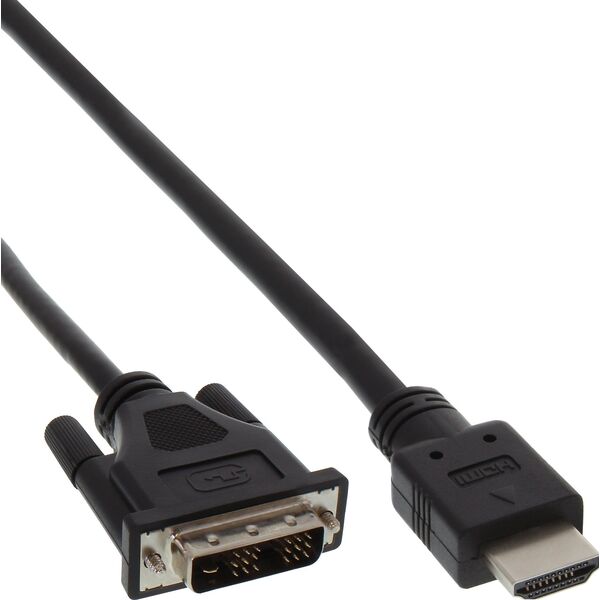 Kabel InLine HDMI - DVI-D 3m czarny (17663E)