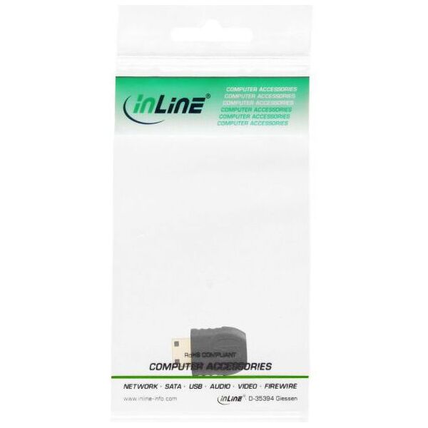 Adapter AV InLine HDMI Mini - HDMI Micro czarny (17690I)