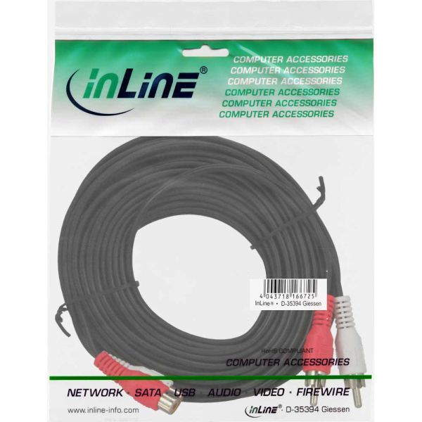 Kabel Intos RCA (Cinch) x2 - RCA (Cinch) x2 2.5m czarny (89932)