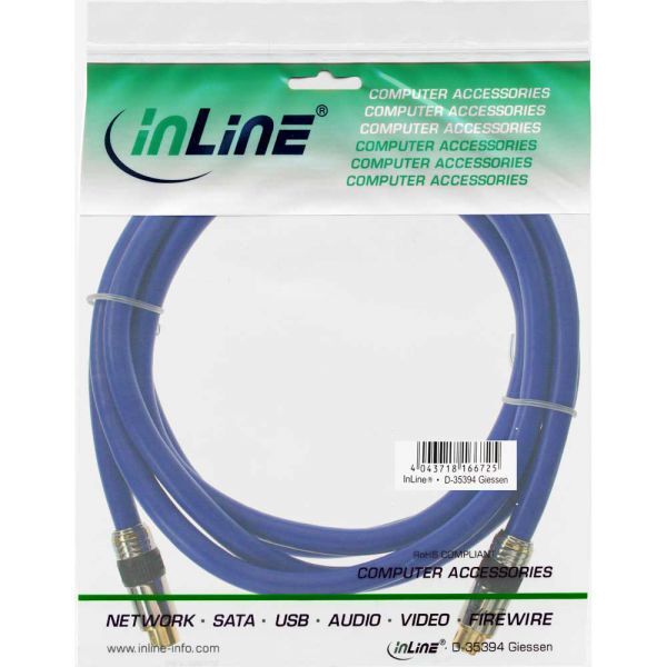 Kabel InLine S-Video - S-Video 15m niebieski (89959P)