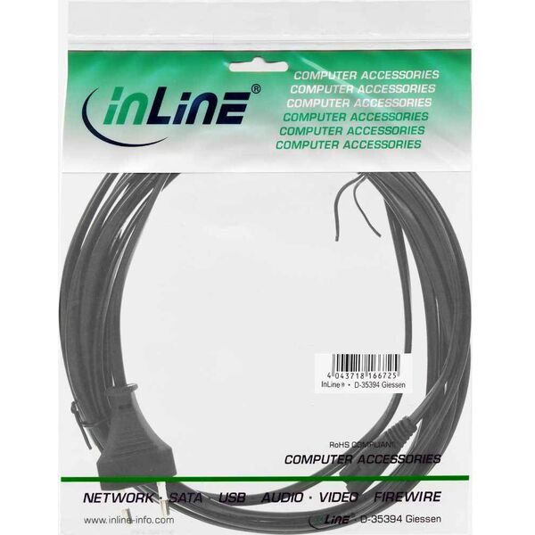 Kabel zasilający InLine Typ C Euro - Euro 8 C7 (16654F)