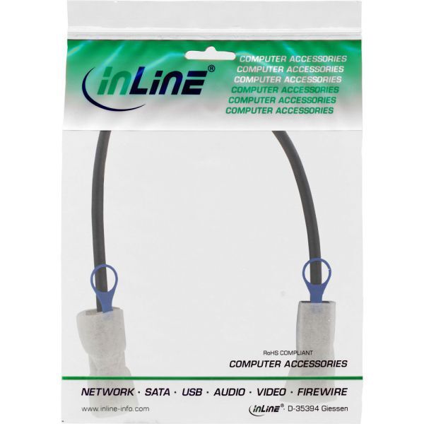 InLine SFF 8088 - SFF 8088, 0.5m, Czarny (27623A)