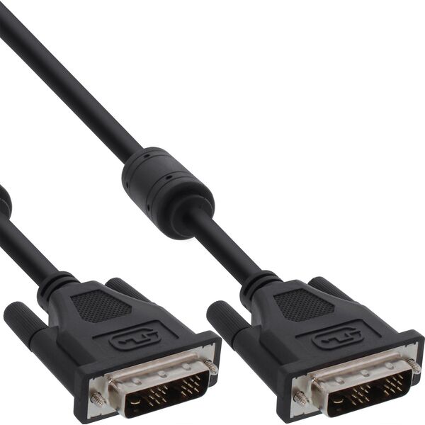 Kabel InLine DVI-D - DVI-D 3m czarny (17764)