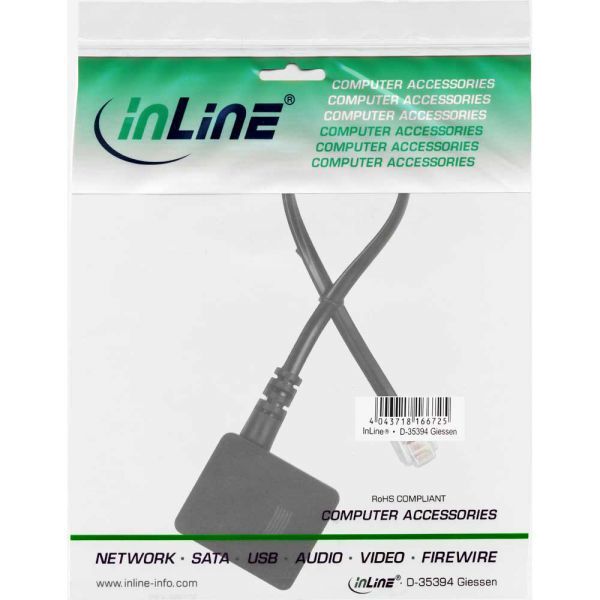 InLine Kabel adapter RJ11, 6P4C męski do TAE-N żeński (69946)