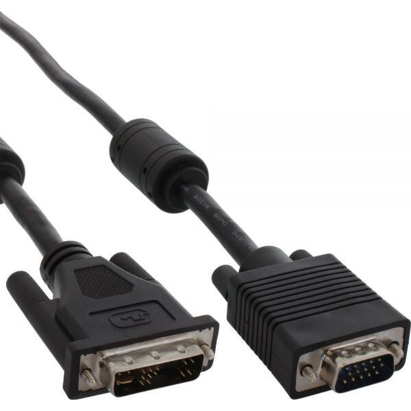 Kabel InLine DVI-A - D-Sub (VGA) 2m czarny (17782)