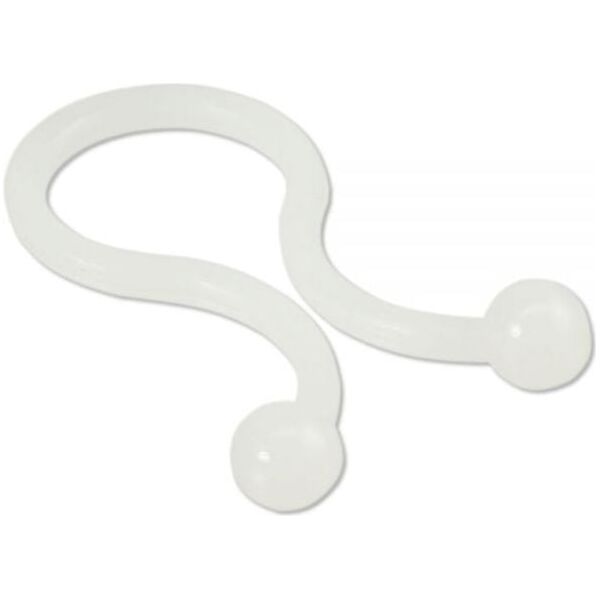 Organizer InLine Linka zaciskowa Biały 10 sztuk  (59966E)