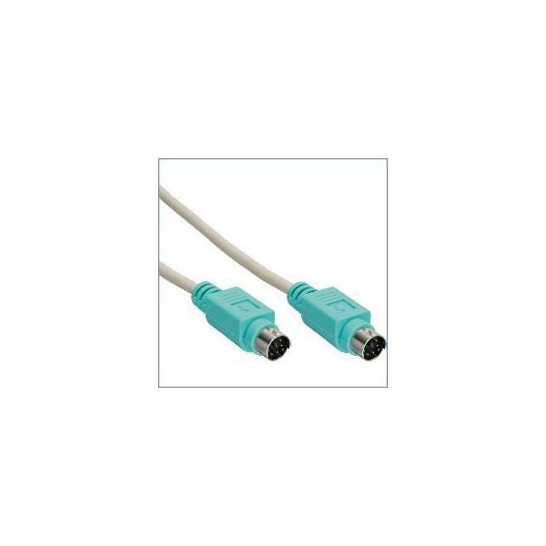 InLine PS/2 - PS/2, 2m, Szary (13332G)