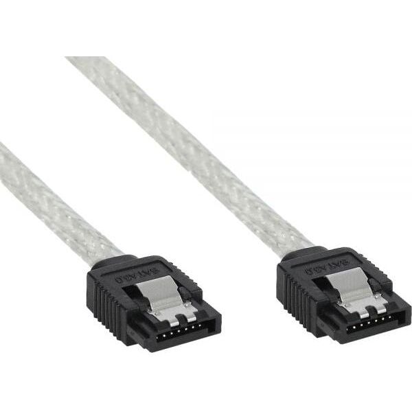 InLine SATA - SATA, 0.5m, Szary (27305R)