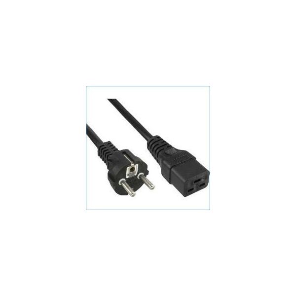 Kabel zasilający InLine 16A Typ F prosty - IEC (16658F)