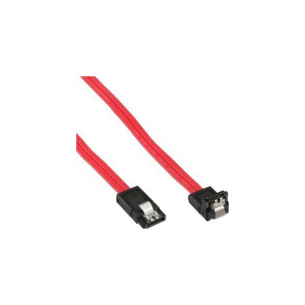 InLine SATA - SATA, 0.75m, Czerwony (27307)