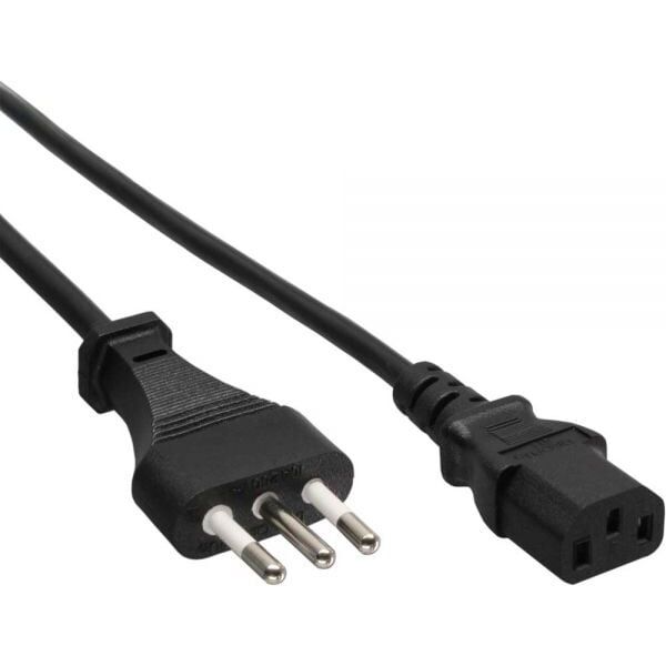 Kabel zasilający InLine Typ L - IEC C13 connector (16652I)