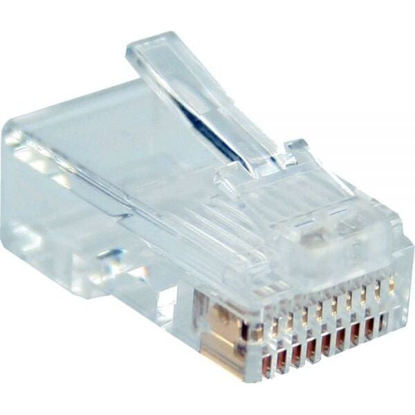 InLine Modularny wtyk 10P10C do zaciskarki, Western Jack - Ribbon Kabel 10 sztuk (73011)