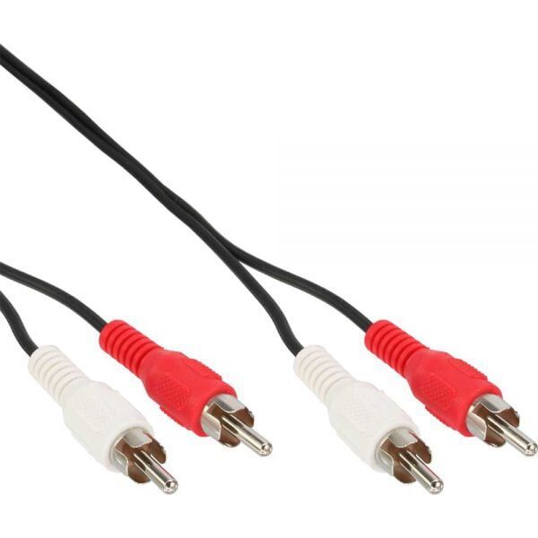 Kabel Intos RCA (Cinch) x2 - RCA (Cinch) x2 15m czarny (89931A)