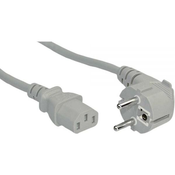 Kabel zasilający InLine Typ F kątowy - IEC connector (16652B)