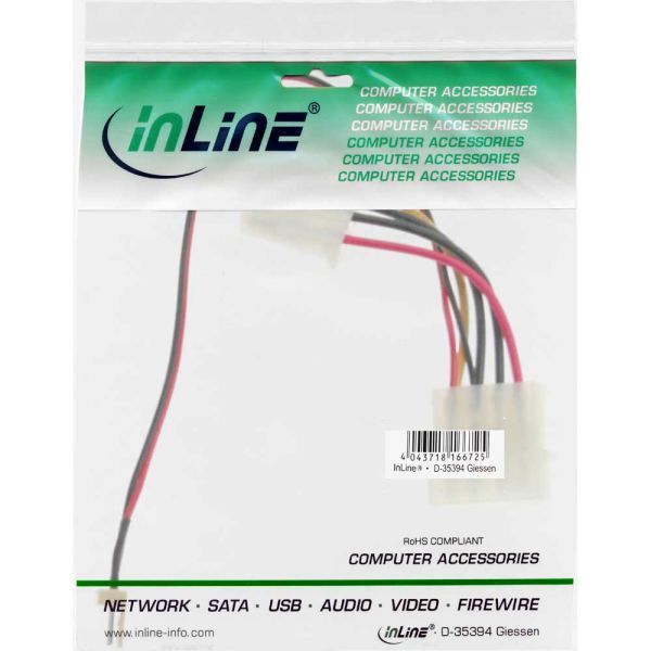 InLine Molex - Molex, 0.3m, Wielokolorowy (33344A)