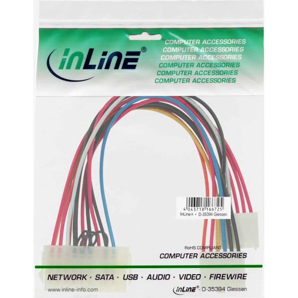 InLine ATX20 - P8/P9, 0.2m, Wielokolorowy (26641)