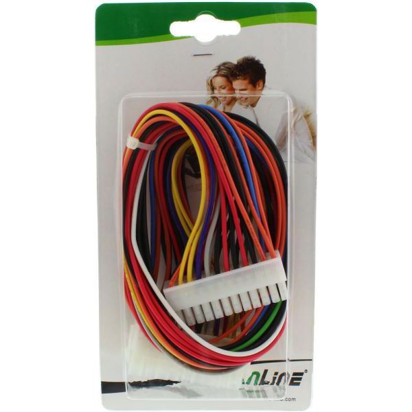 InLine ATX24 - ATX24, 0.45m, Wielokolorowy (26629B)