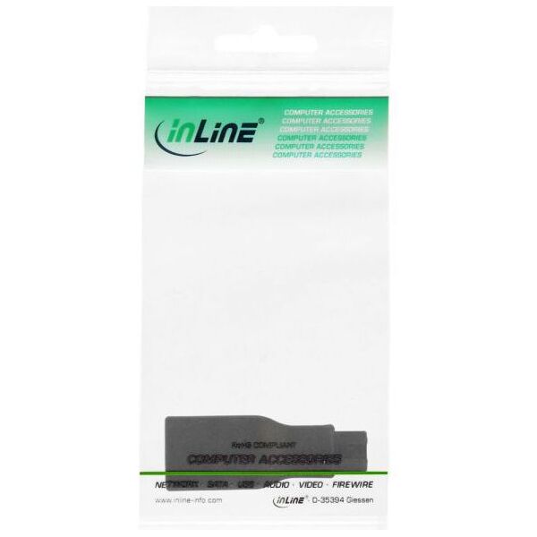 InLine Firewire 9-pin - Firewire 6-pin, Czarny (34600A)