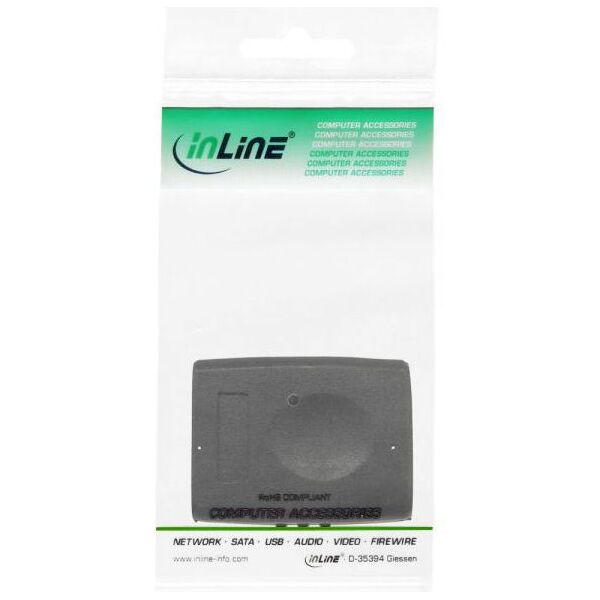 Adapter AV InLine HDMI - HDMI czarny (17600G)