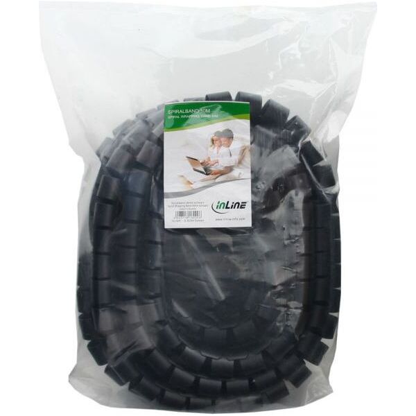 Organizer InLine Spirala na przewody Czarny 1 sztuka  (59947V)