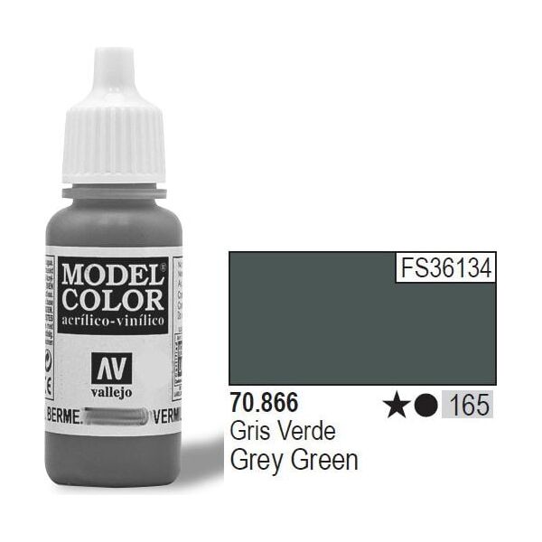 Vallejo Farba Nr165 Grey Green 17ml - 70866