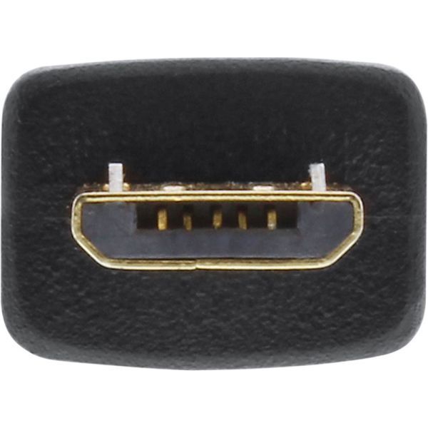 Kabel USB InLine USB-A - microUSB 5 m Czarny (31750F)