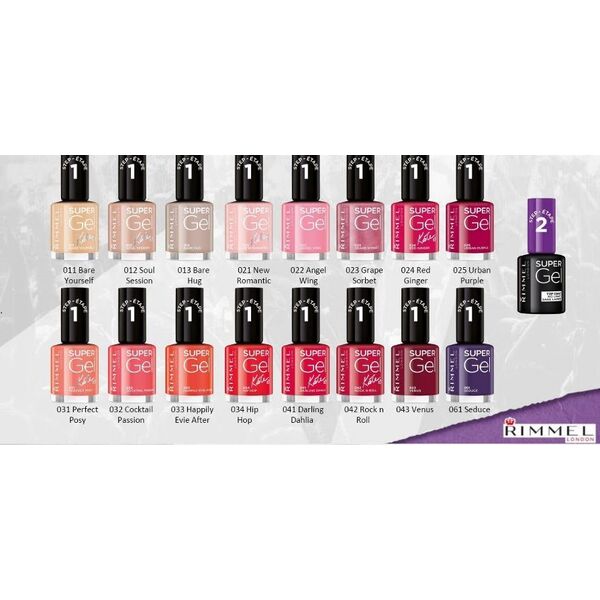 Rimmel  Super Gel 12ml 025 Urban Purple