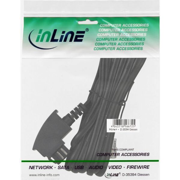 InLine Kabel telefoniczny TAE-N - RJ11 6P4C, 3m (18813)