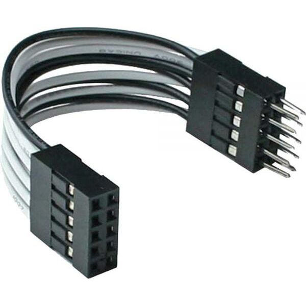 InLine USB 10 pin - USB 10 pin, 0.05m, Czarny (33440K)