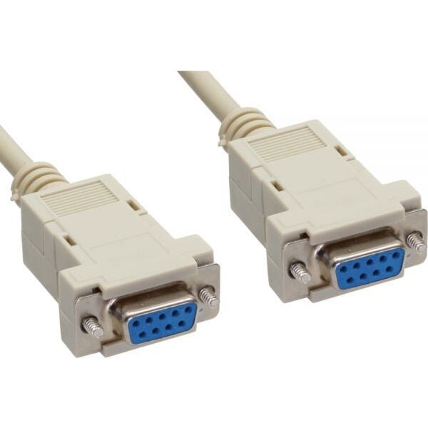 InLine DB-9 - DB-9, 10m, Szary (12226)