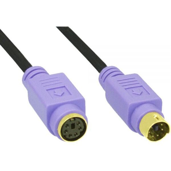 InLine PS/2 - PS/2, 2m, Czarny (13342W)