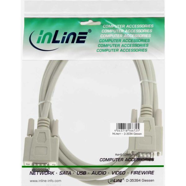 Kabel InLine D-Sub (VGA) - D-Sub (VGA) 2m biały (17712)