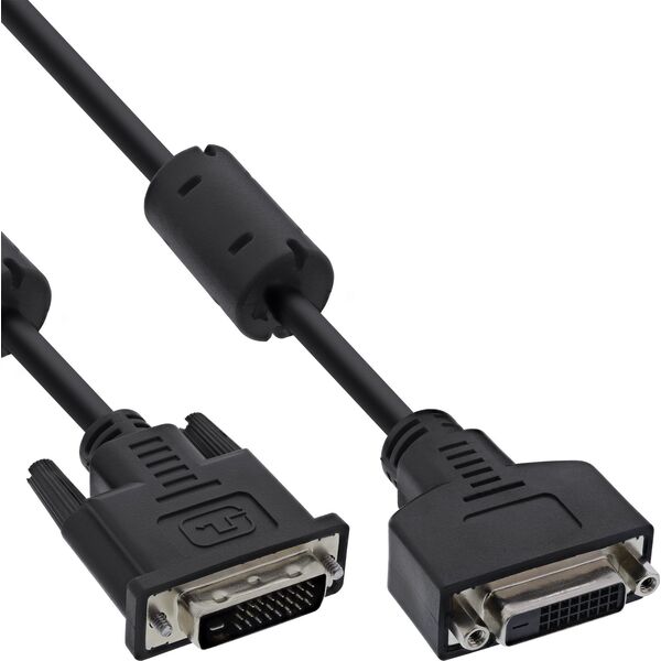 Kabel InLine DVI-D - DVI-D 5m czarny (17776)