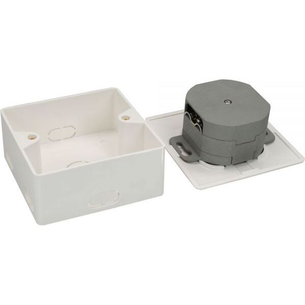 InLine Gniazdo Cat.5e 2x RJ45, RAL 9010 biały (74202D)