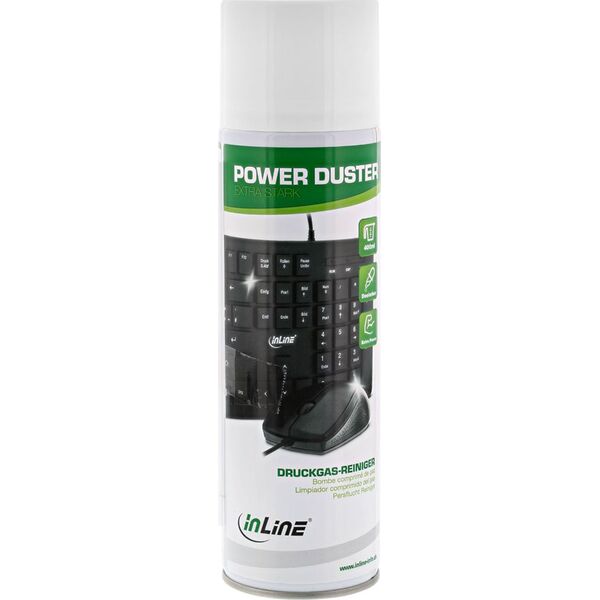 InLine Sprężone powietrze do usuwania kurzu 400 ml (43218A)