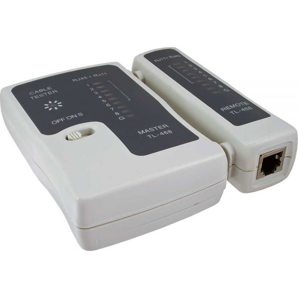 InLine Tester kabli RJ45 i łączników z 9 diodami kontrolnymi (79998A)