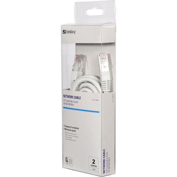 Sandberg Patchcord CAT6, UTP, 2m (506-94)