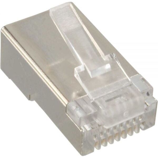 InLine Wtyczka RJ45 do sztywnych kabli instalacyjnyc, górny, AWG24, 10 szt (74559)