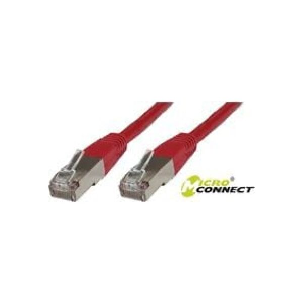 MicroConnect Patchcord, FTP, CAT6, 2m, czerwony (B-FTP602R)