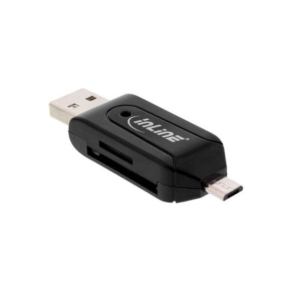 Czytnik InLine microUSB/USB 2.0 (66779)