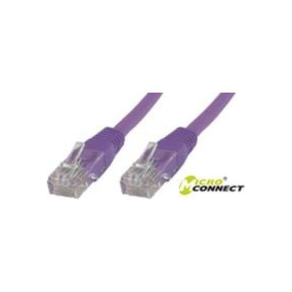 MicroConnect Patchcord, FTP, CAT6, 2m, fioletowy (B-FTP602P)
