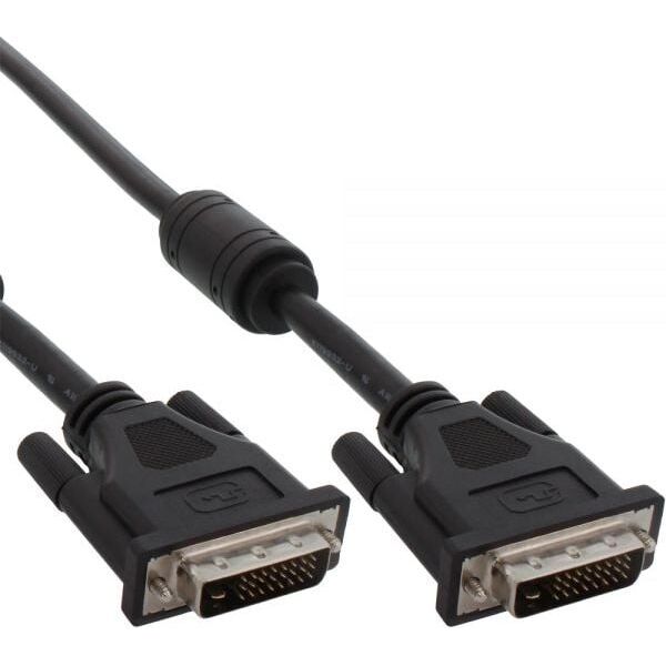 Kabel InLine DVI-D - DVI-D 2m czarny (17772)